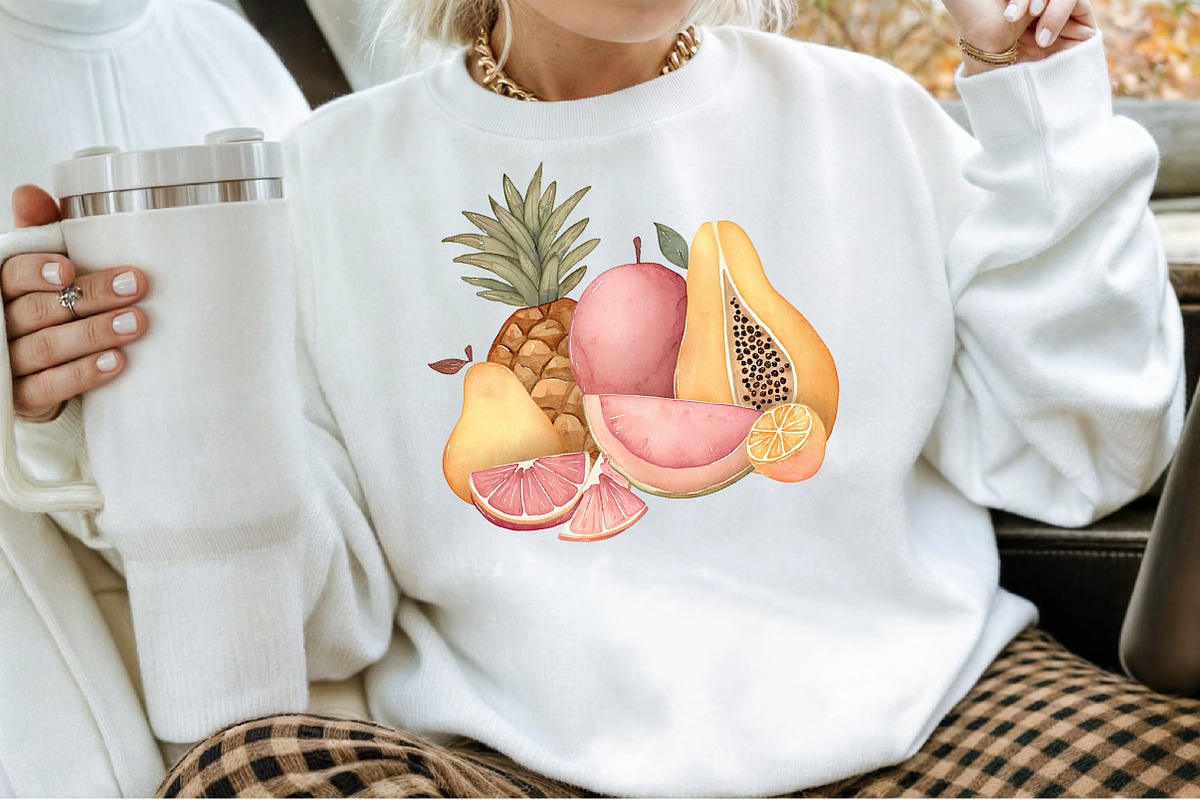 Watercolor Fruits Clipart, an Illustration by Sublimation Artist (Photo 4 of 6)