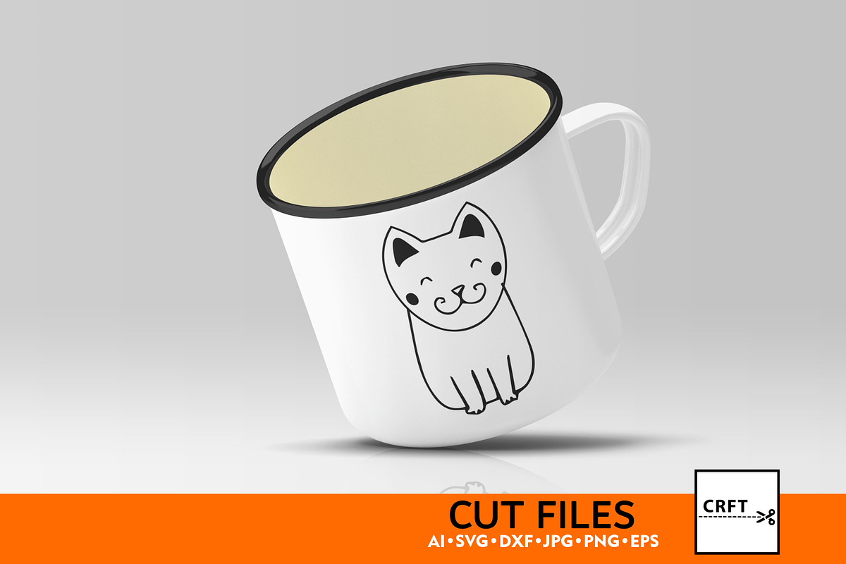 Black & White Cat Bundle 6 Designs, an Illustration by LaserCutano (Photo 2 of 7)