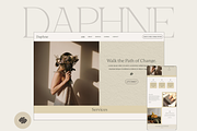 Daphne Squarespace 7.1 Template, a Squarespace Template by Beliveart (Thumbnail 1 of 5)