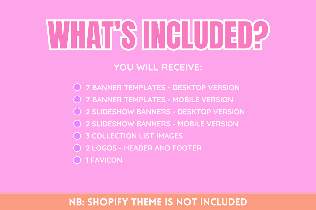 Makeup Shop Banner Templates, a Shopify Template by SunshineStudioBoutique (Photo 2 of 7)