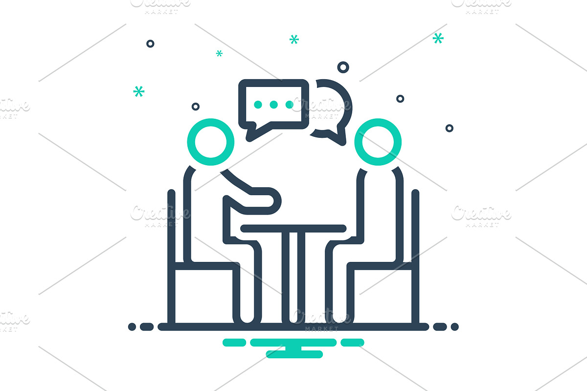 Discussion conversation mix icon, an Icon by Creative priyanka ...