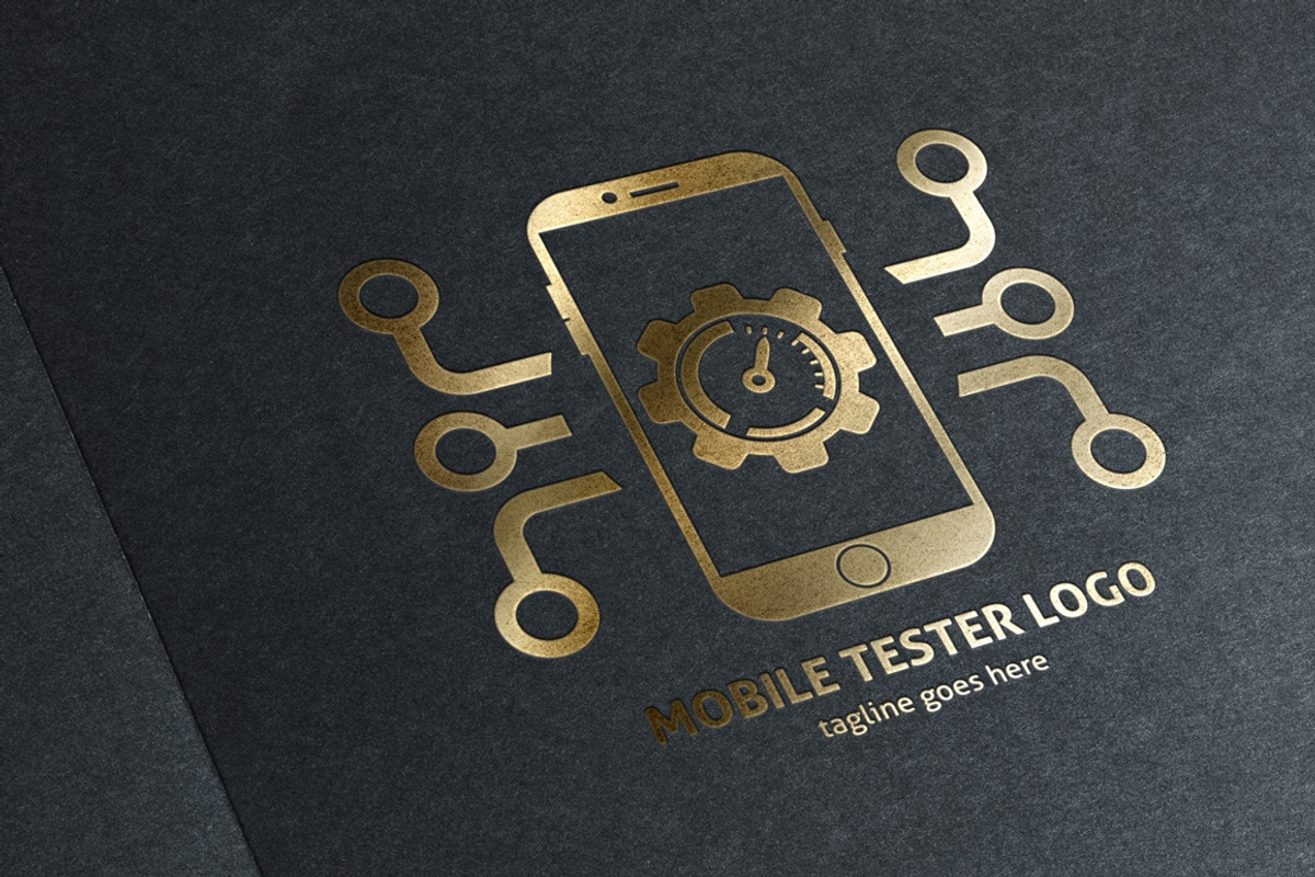 Mobile Tester Logo, a Branding & Logo Template by Design_Planet