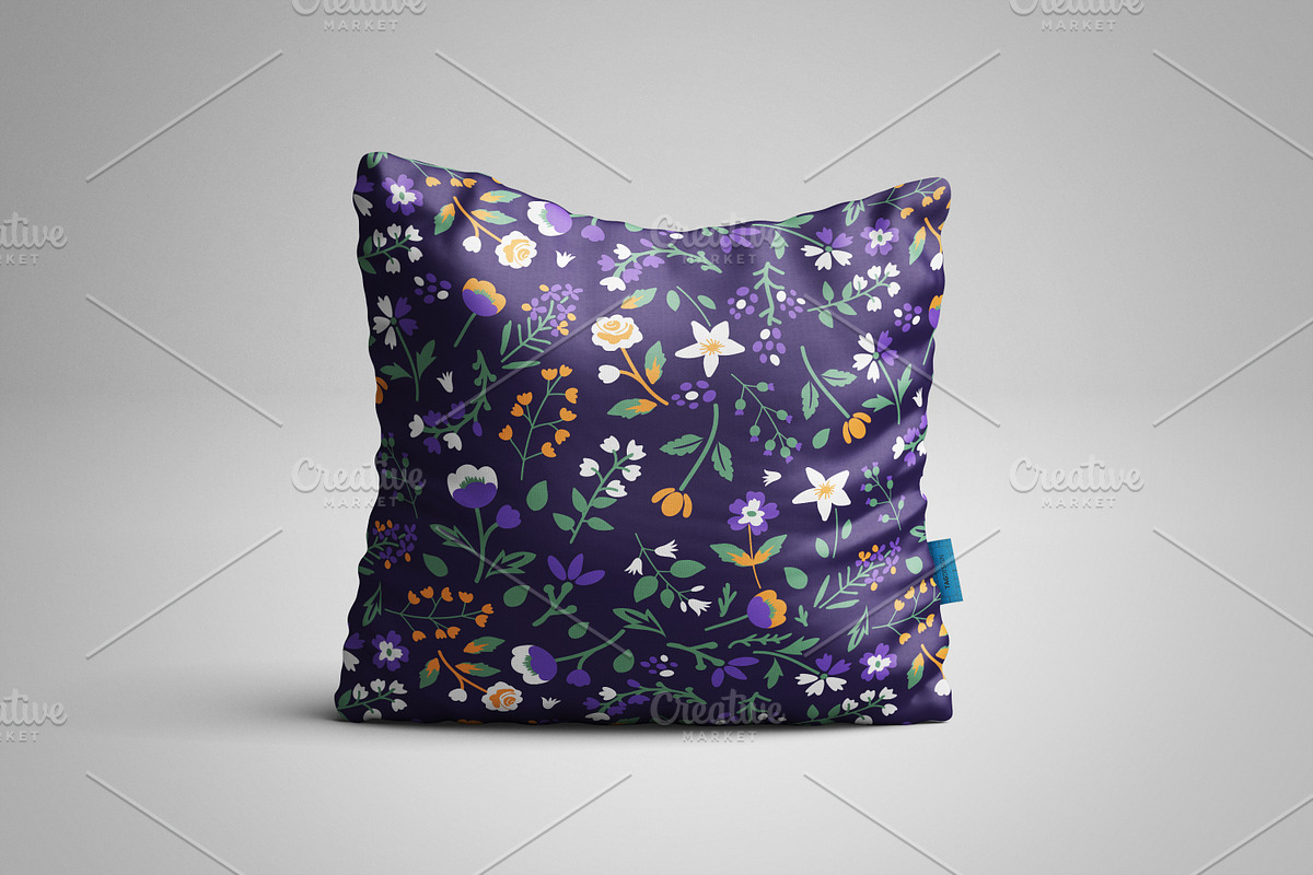 Floral pattern, a Pattern Graphic by elyomys (Photo 3 of 3)