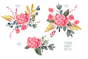 Botanica - watercolor set, a Work Illustration by Charushella (Thumbnail 5 of 5)