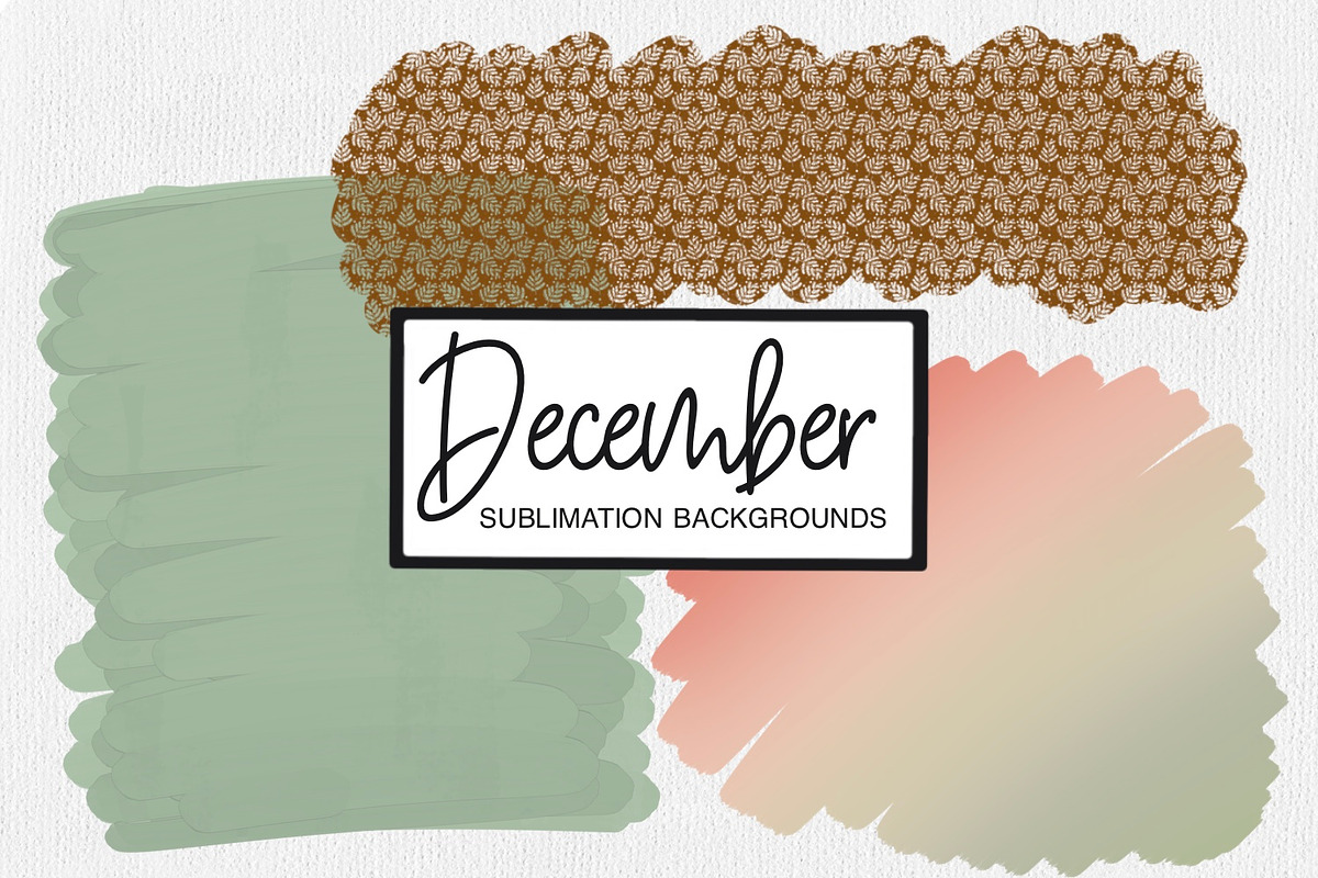 December Sublimation Backgrounds, an Illustration by illuztrate (Photo 5 of 6)