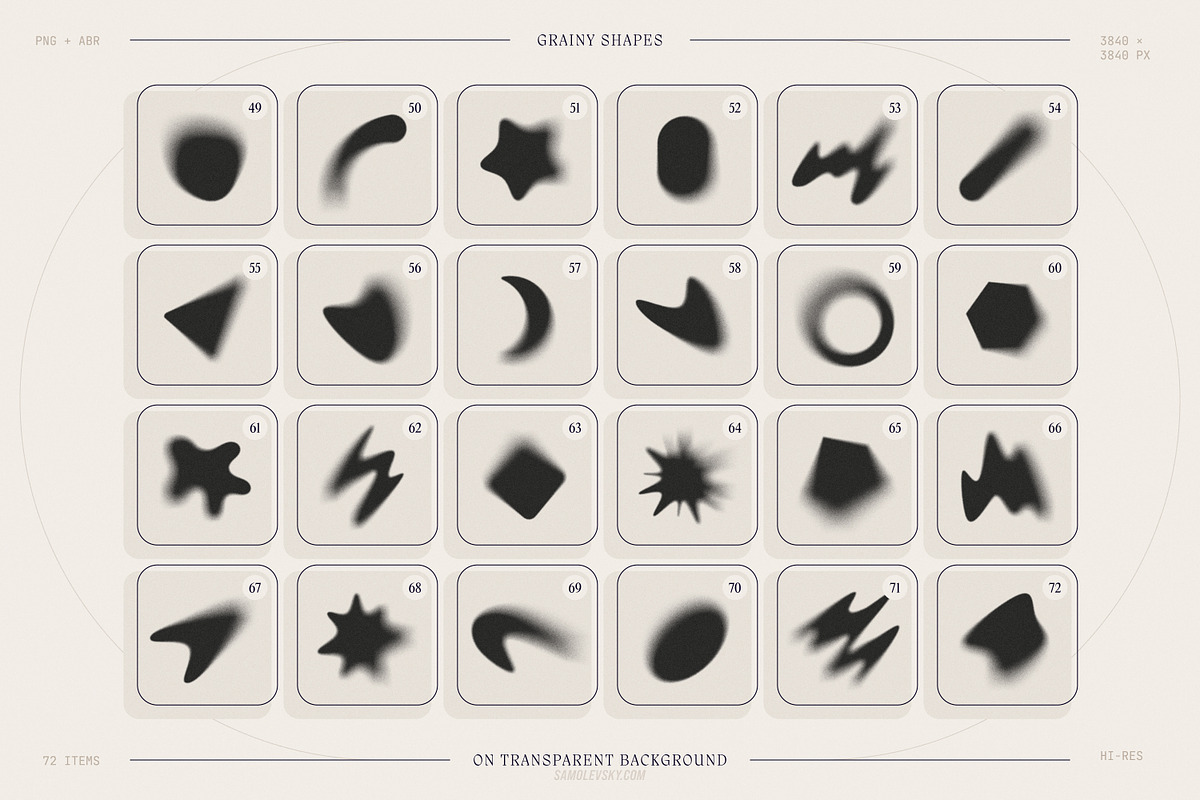 Grainy Shapes and Blurry Gradients, an Object Graphic by Samolevsky (Photo 14 of 15)