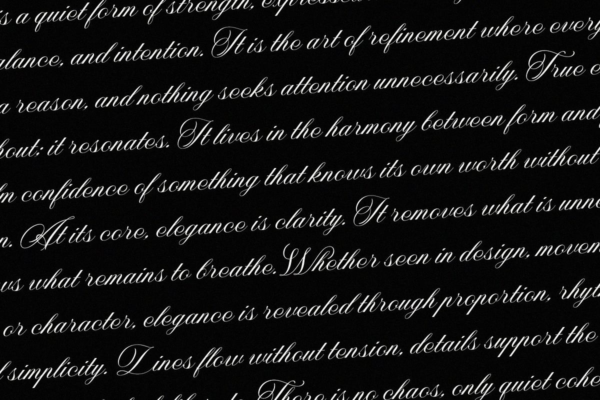 Nightshade – Elegant Calligraphy, a Script Font by Krismagraph (Photo 4 of 10)