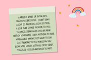 Flora Sticky Notes Font, a Script Font by FontDuo (Thumbnail 4 of 6)