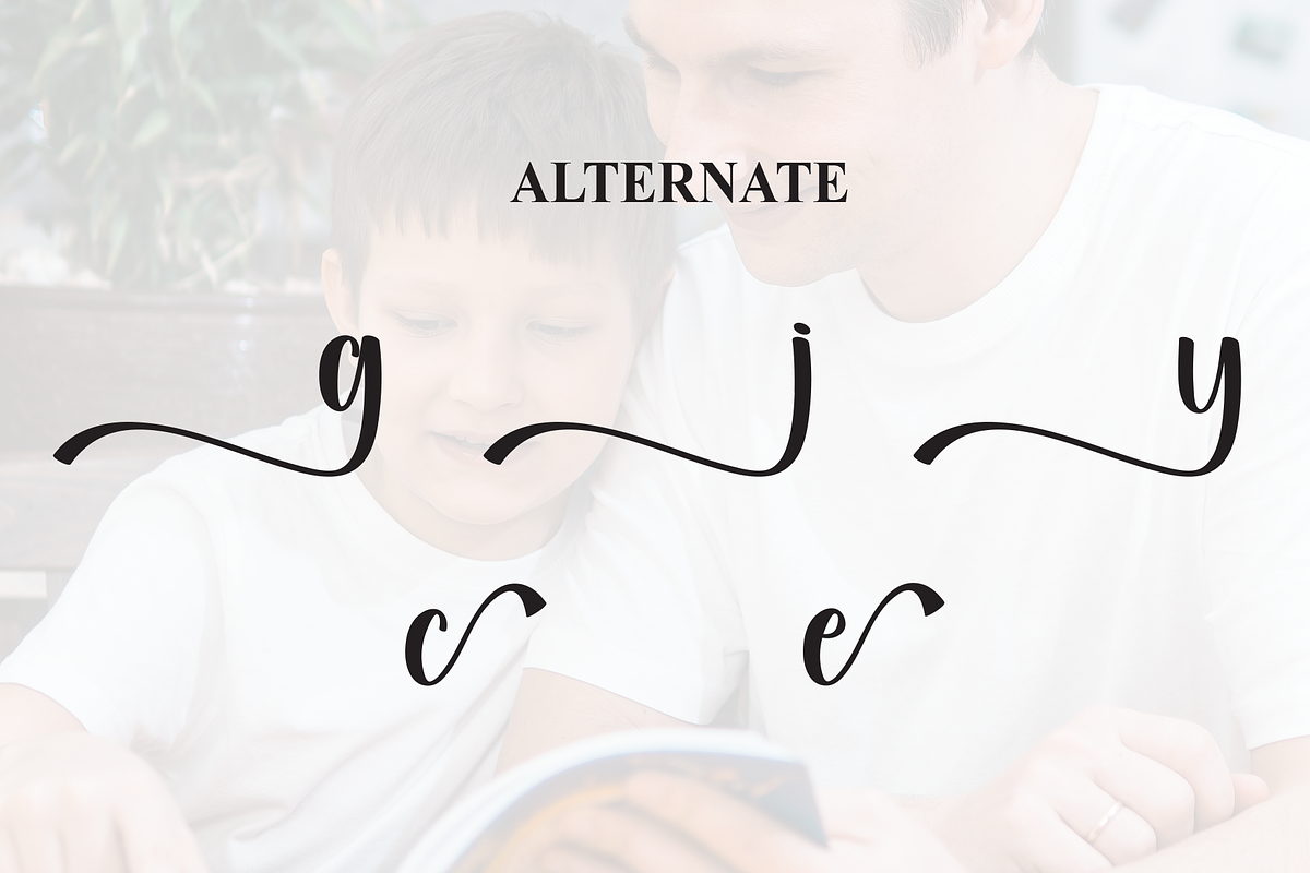 Daddy Handsome | Script Font, a Handwritten Font by Scratchones (Photo 8 of 9)