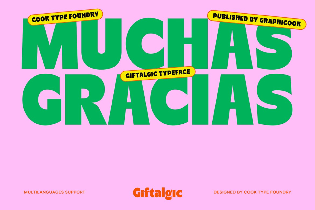 Giftalgic, a Sans Serif Font by graphicook (Photo 10 of 10)