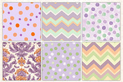 Pastel Halloween Digital Paper, a Pattern Graphic by Libby Wishes (Thumbnail 3 of 4)