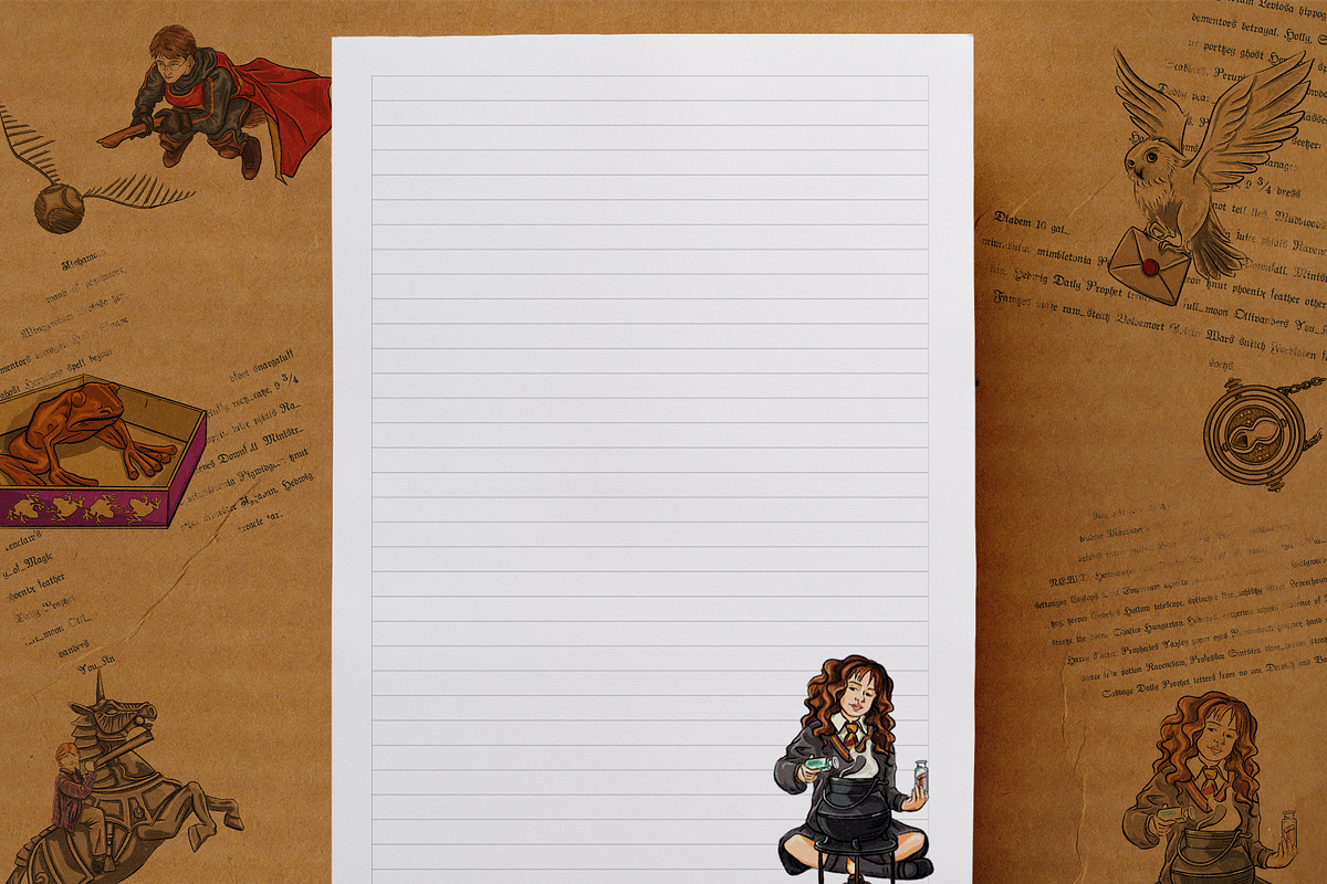 Harry Potter Printable Notes Paper, a Templates & Theme by SizenS (Photo 1 of 3)