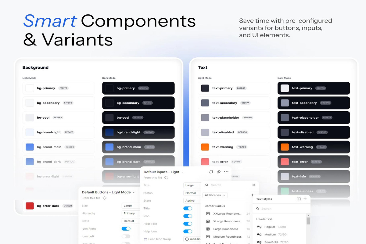 AkiraUI kit - Design System v1.0, an UI Kit Template by Lumina_ui_ux202 (Photo 2 of 8)