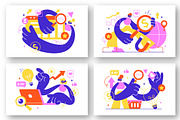 6 Trend Watching Illustration, a Finance Illustration by denayunebgt (Thumbnail 2 of 3)