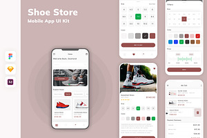 Shoe Store Mobile App UI Kit