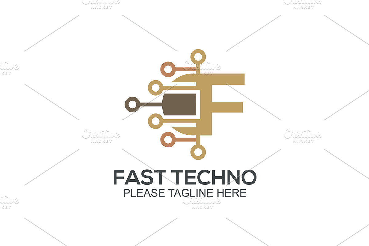 20 Logo Technology Templates Bundle, a Branding & Logo Template by Friendesigns (Photo 13 of 21)