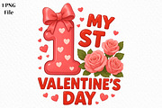 My First Valentine's Day Png, an Illustration by Canvas Craft (Thumbnail 1 of 6)
