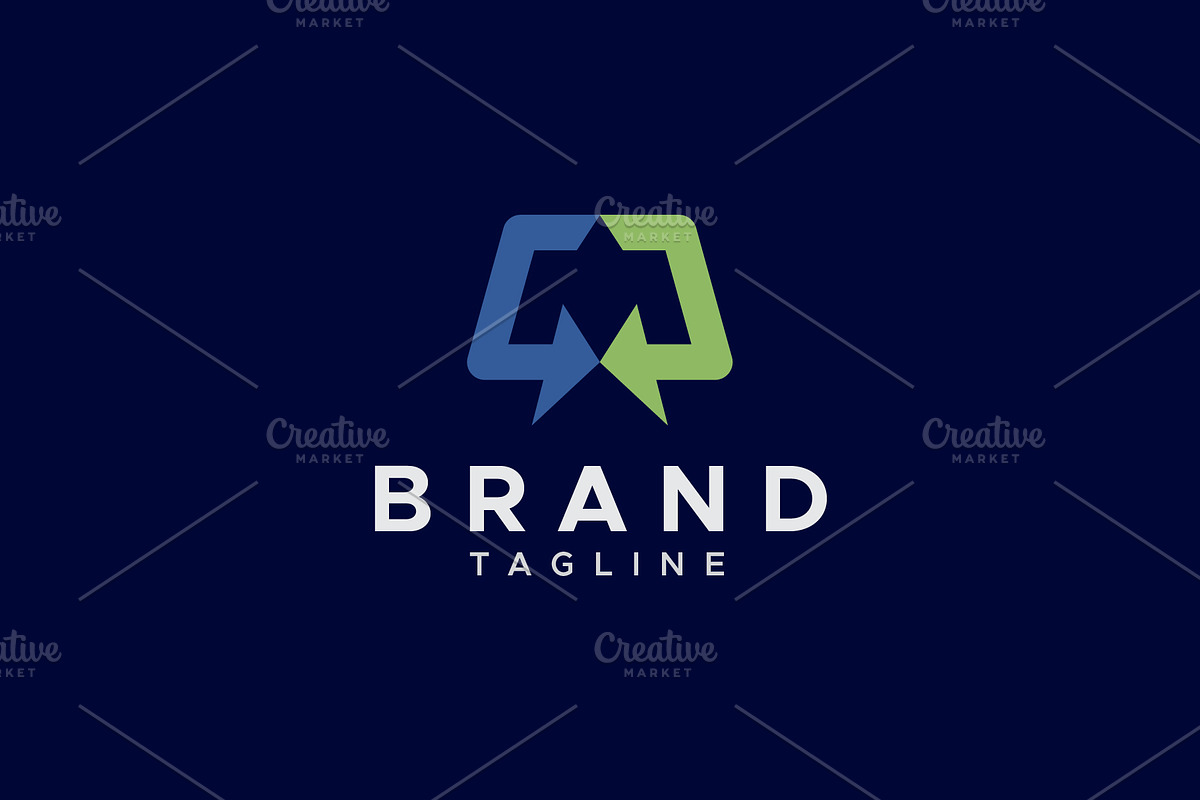 Letter M Arrows Logo Design, a Branding & Logo Template by Amadul11 (Photo 1 of 4)