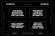 Stoute - Futuristic Display Font, a Sans Serif Font by Typeagle (Thumbnail 4 of 9)