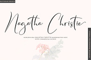 Nagatha Christie, a Script Font by Rotterlab Studio (Thumbnail 1 of 7)