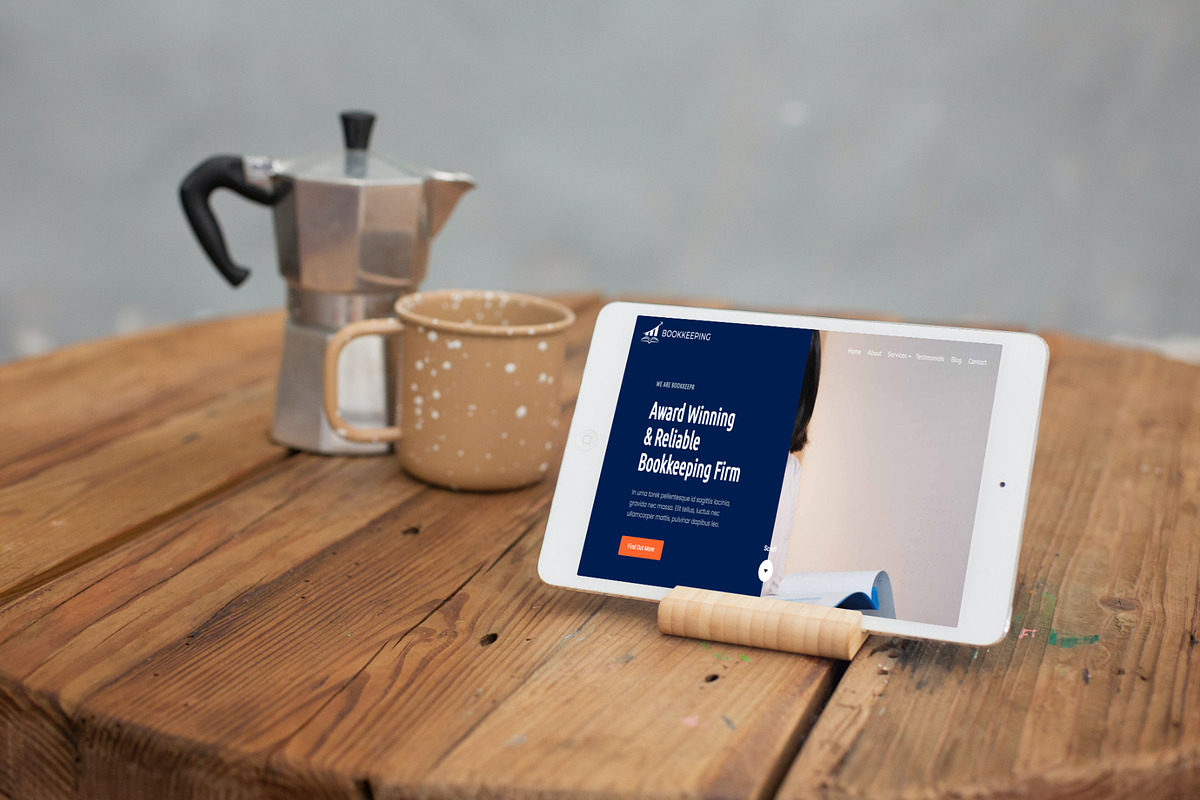 Bookkeeping WordPress Theme - Bookkeeping Pro preview 3