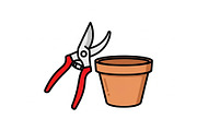 50 Professional Garden Shears Vector, an Illustration by hafijul (Thumbnail 27 of 51)