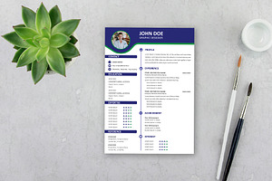 Sleek And Stylish Modern Resume