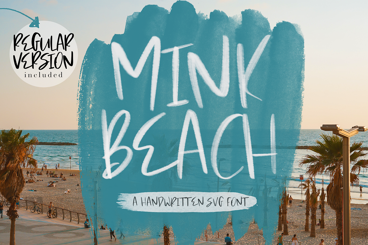Mink Beach Font + SVG
