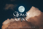 Moonglow - Elegant & Modern Sans, a Sans Serif Font by Schrifted Type (Thumbnail 5 of 8)