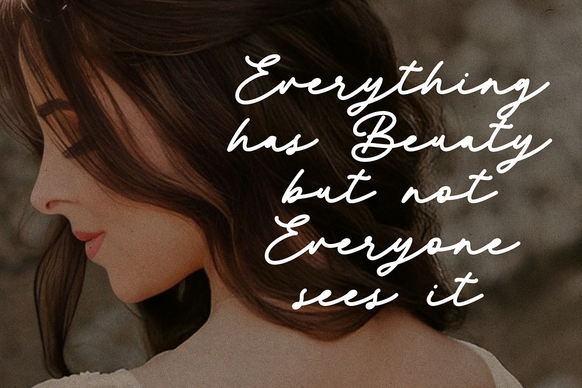 October Shine Monoline Font, a Handwritten Font by RantautypeStudio (Photo 2 of 17)