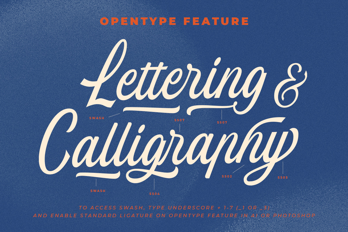 Migliore - Versatile Script Font, a Script Font by Letterhend Studio (Photo 3 of 9)
