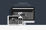 Coming Soon - Temporary HTML5 Page, a HTML Template by JoaoRibau (Thumbnail 1 of 4)