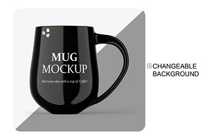 Glossy Mug Mockup