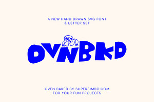 Ovenbaked | Hand drawn font