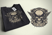 Crest Skull Design Vector, an Illustration by vectstudio (Thumbnail 3 of 3)