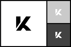 Modern Bold Letter K Logo, a Branding & Logo Template by quadrazo