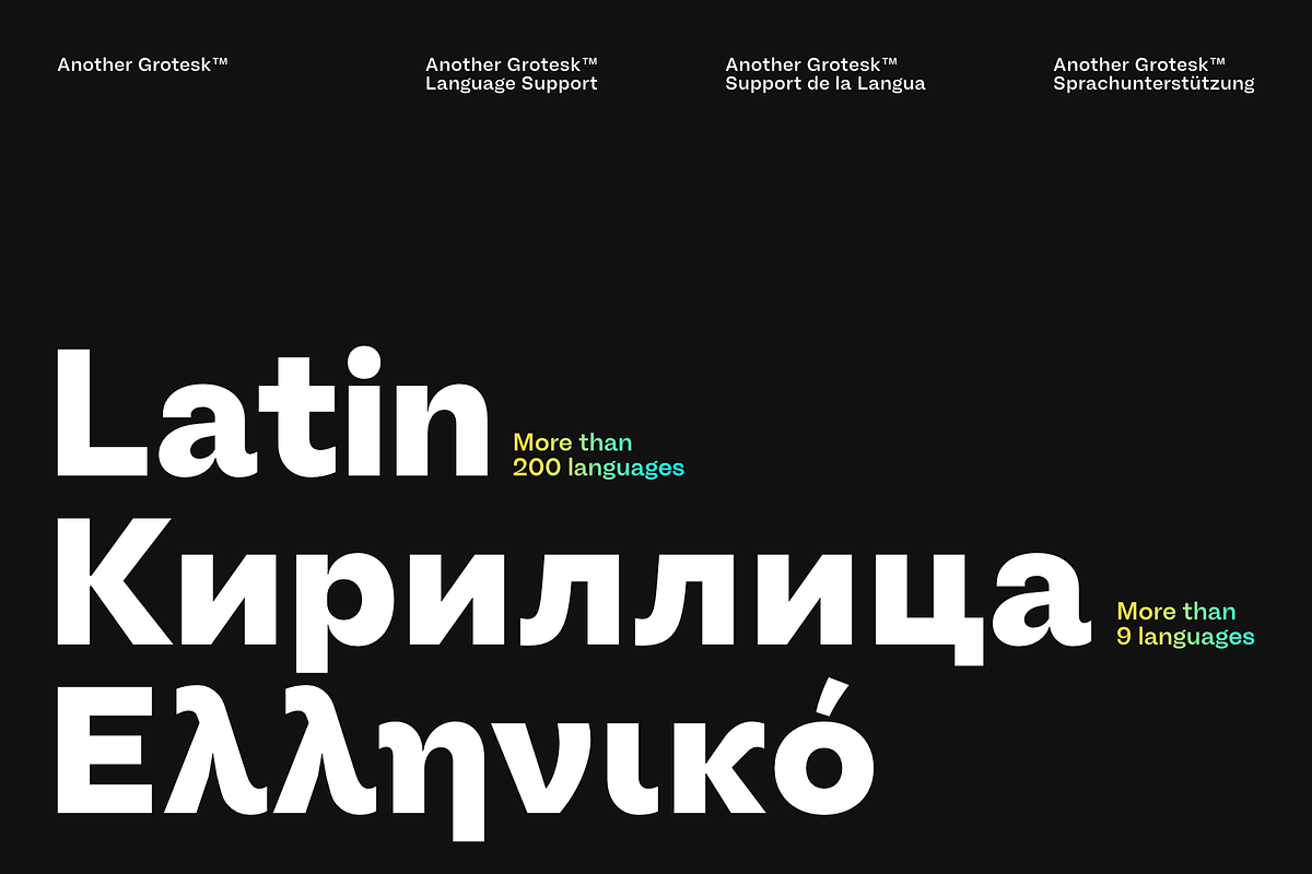 Another Grotesk Display Family, a Font by Bukva™ Type Foundry (Photo 13 of 15)