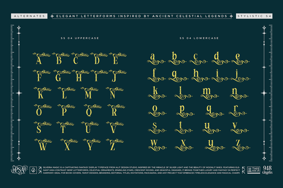 Silveria Magic Typeface, a Blackletter Font by alit design (Photo 10 of 17)