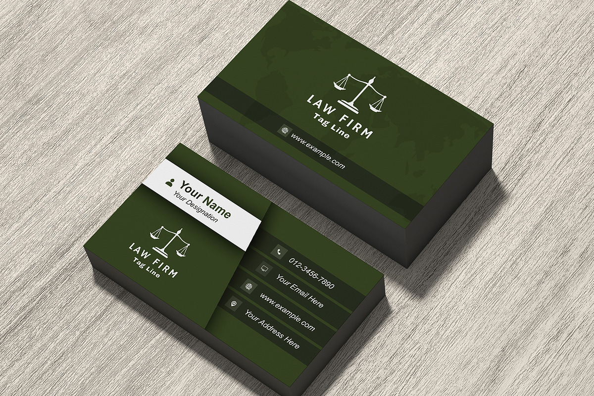 Corporate Lawyer Business Card preview 4