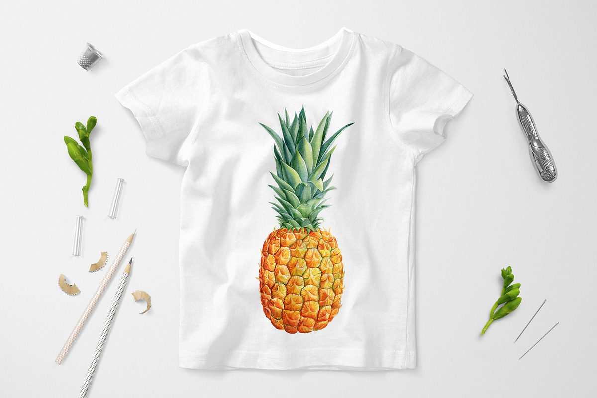 Watercolor fruits clipart, an Illustration by Hanna Hryharenka (Photo 7 of 14)