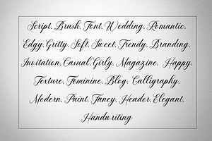 Anitha//Wedding Calligraphy Font