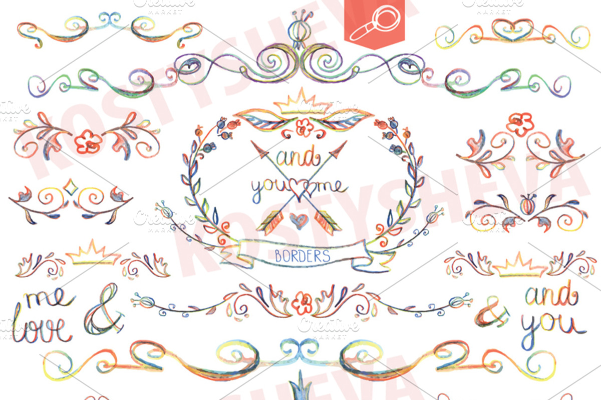Handsketched designer Bundle Vector preview 4