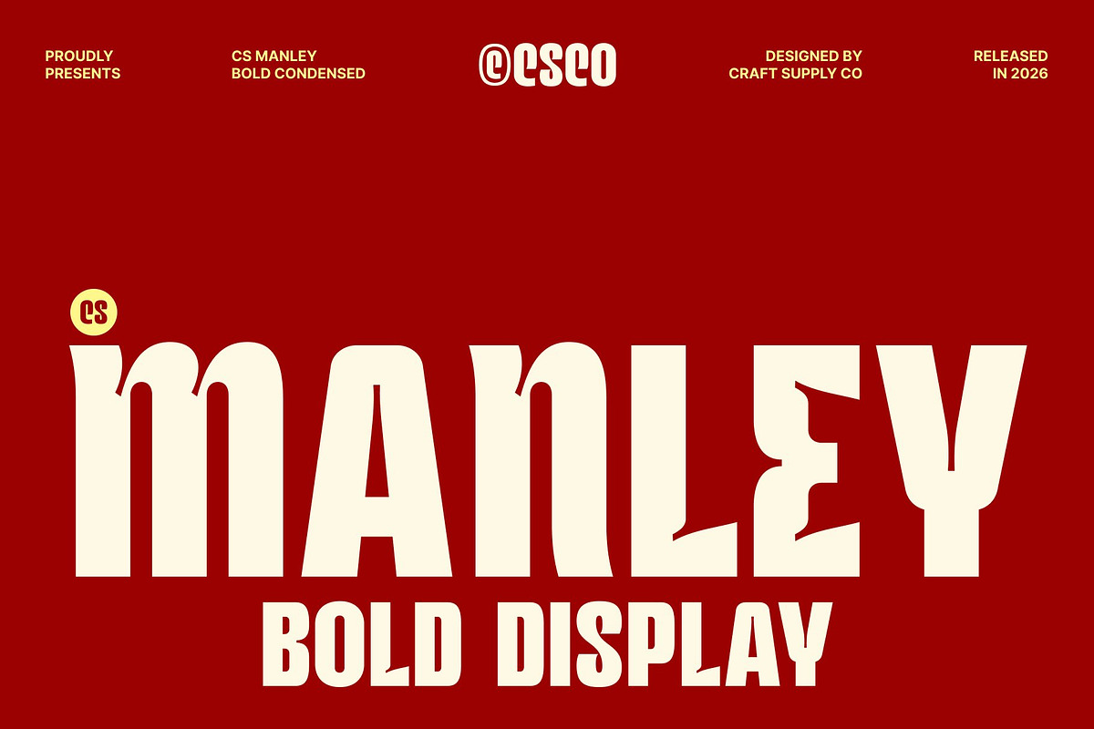 CS Manley – Inktrap Font, a Sans Serif Font by Craft Supply Co. (Photo 1 of 8)