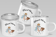 Blessed Mama Mother's Day Shirt SVG, a Person Illustration by Ghagra (Thumbnail 6 of 7)