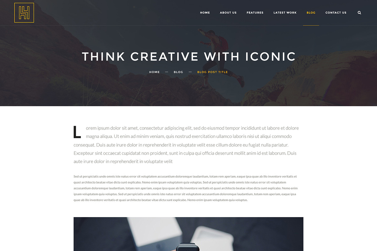 H4 Multipurpose HTML & PSD Template, a HTML Template by PSDFY (Photo 5 of 13)
