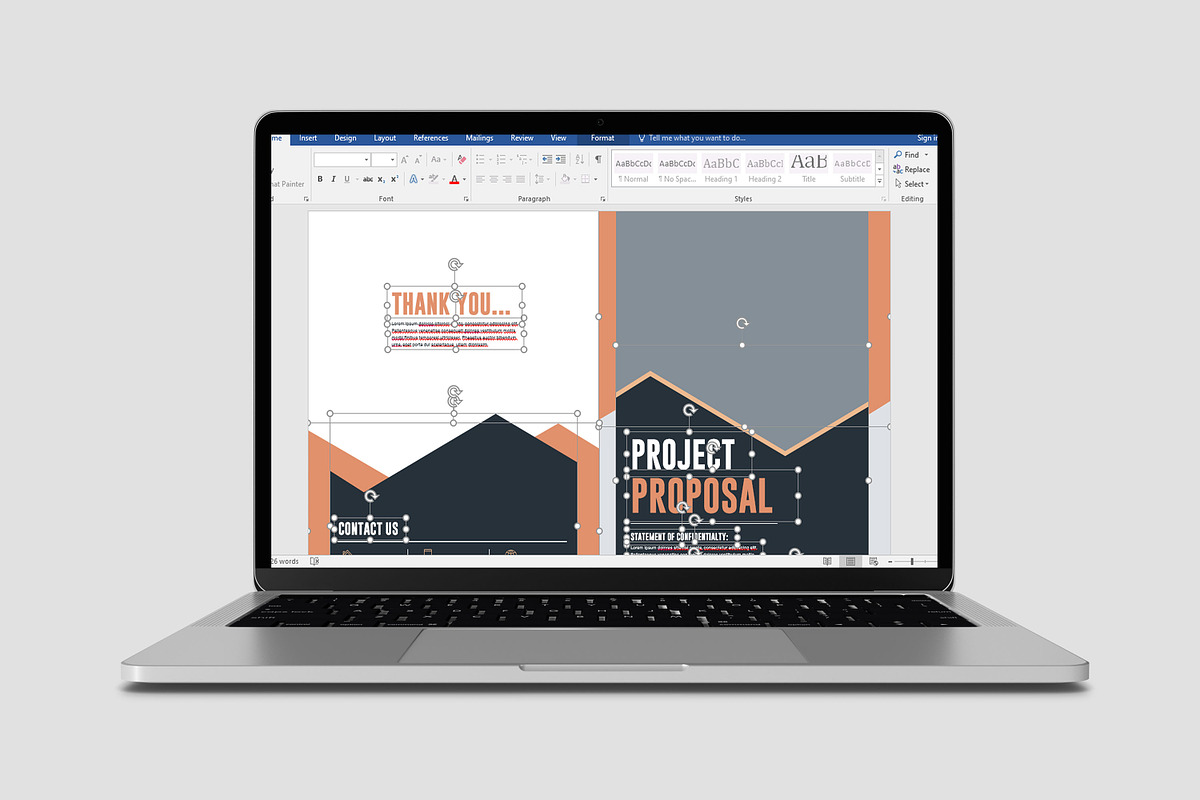 project proposal template, a Brochure Template by Ultimate Template Shop (Photo 9 of 9)