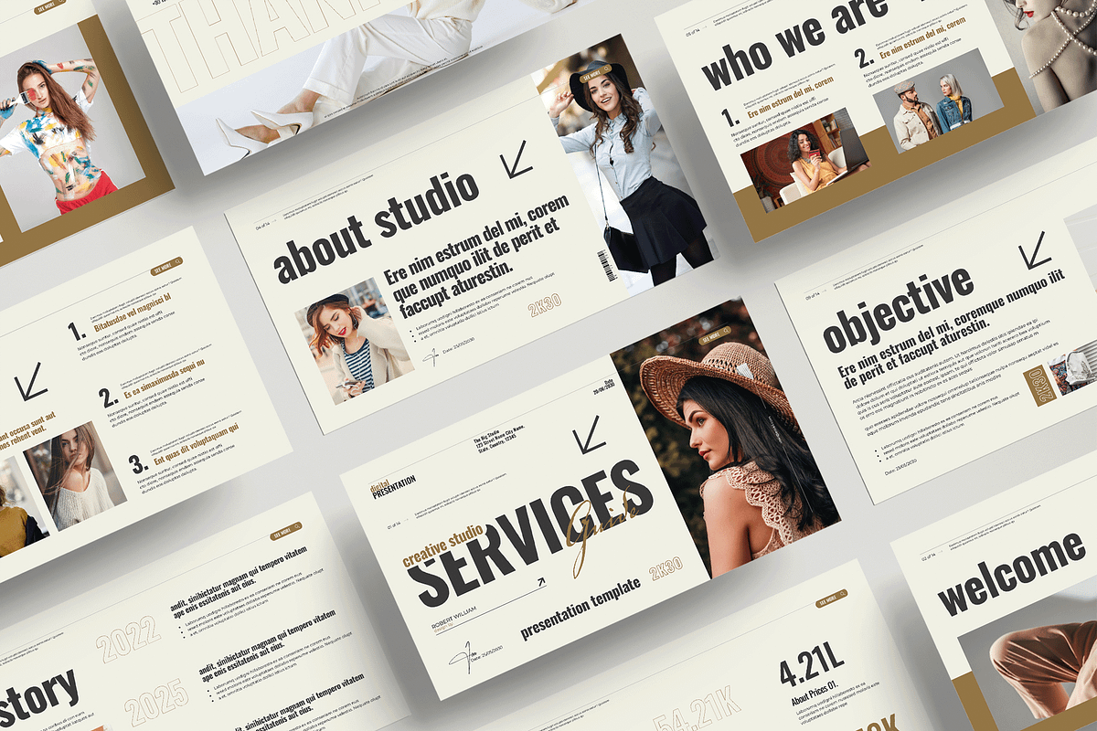 Creative Services Guide Presentation, a Presentation Template by MightyDesign (Photo 1 of 8)