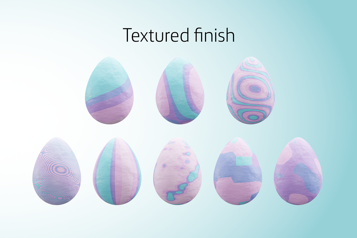 Pastel Themed Easter Egg PNG Bundle, an Object Graphic by 3PointsCreative (Photo 3 of 7)