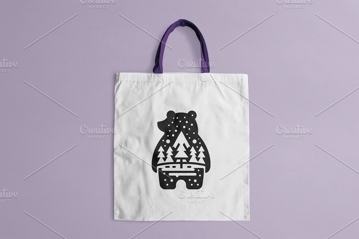 Bear Logo Forest Design, a Branding & Logo Template by Vectorium Studio (Photo 2 of 2)