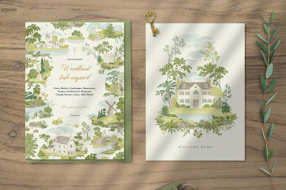 Woodland, a Decorative Illustration by olga.korneeva (Photo 11 of 12)